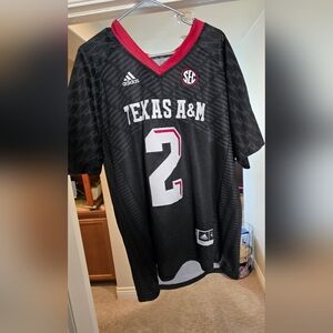Johnny Manziel Adidas Texas A&M Black Jersey